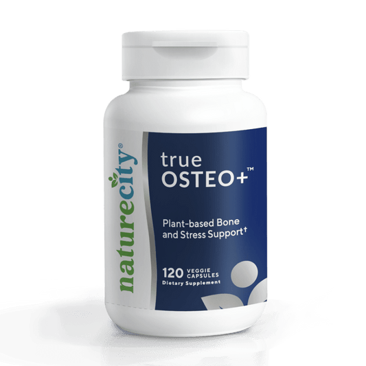 TrueOsteo+ Plant Based Bone Support With Stress Support