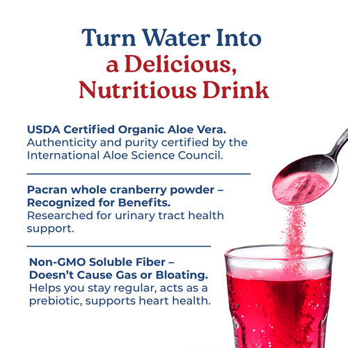 AloeCran - Aloe Vera and Cranberry drink Mix-4