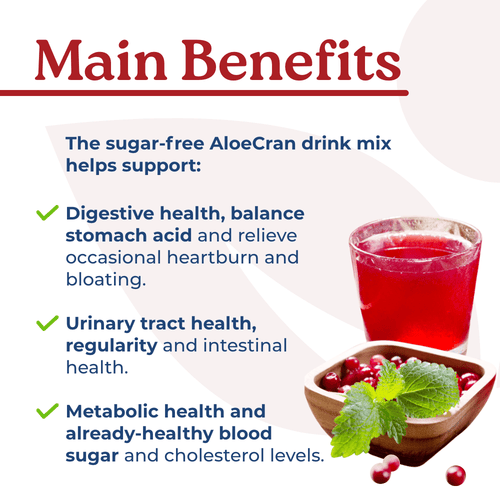 AloeCran - Aloe Vera and Cranberry drink Mix-3