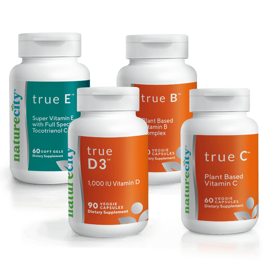 Letter Vitamins B, C, D & E Bundle NatureCity Wellness