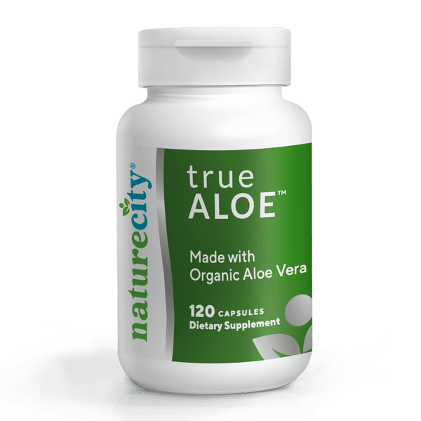 aloe vera capsules TrueAloe Organic Aloe Vera Supplement
