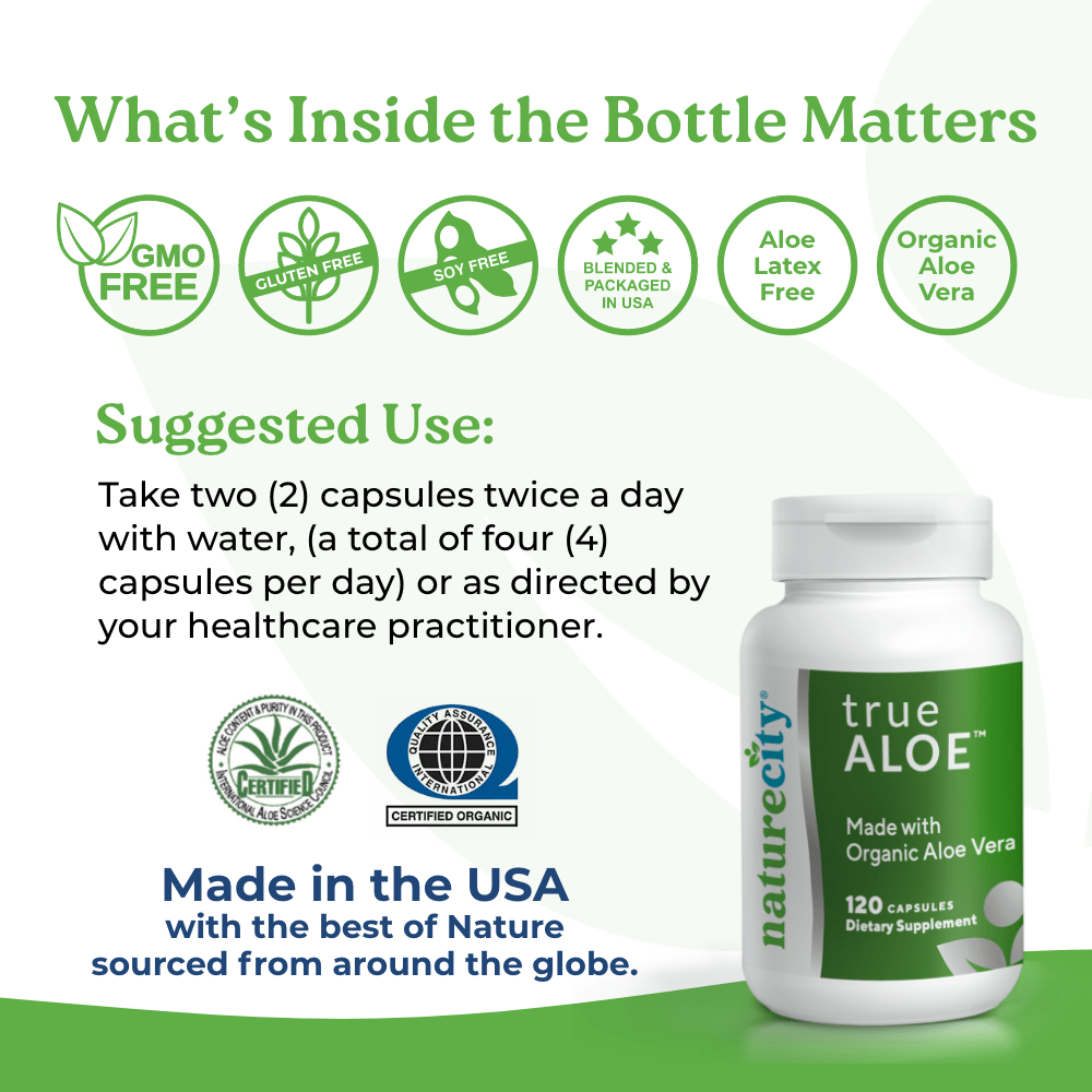 where can i buy an organic aloe vera plant TrueAloe: Organic Aloe Vera Supplement
