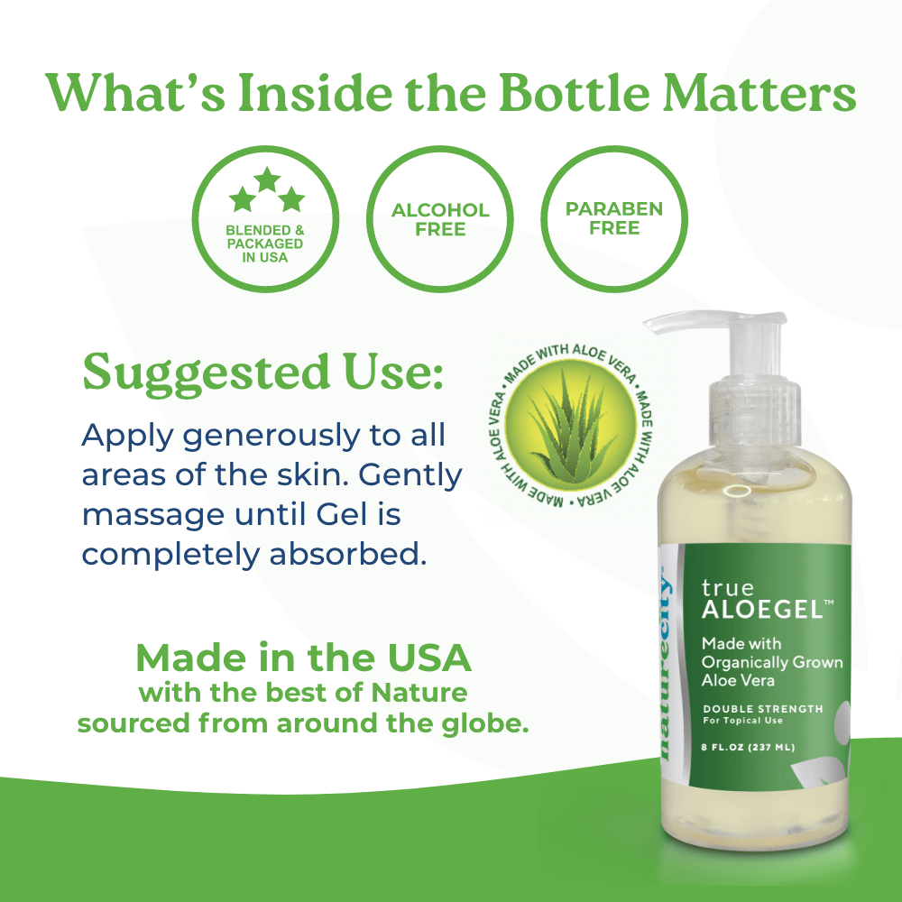 NatureCity TrueAloeGel - Aloe Vera Topical Gel 7.5 fl. oz/222 ml NatureCity TrueAloeGel - Aloe Vera Topical Gel 7.5 fl. oz/222 ml
