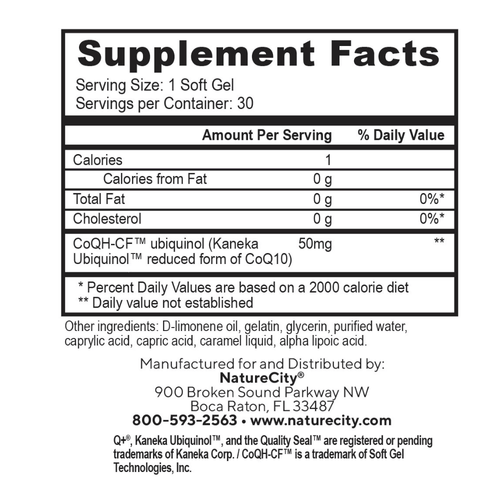 TrueCoQ10 - Ubiquinol 50mg-5