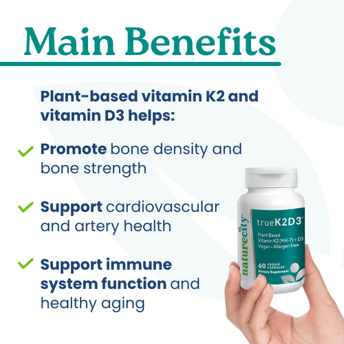 TrueK2D3 - Plant Based Vitamin K2 and Vitamin D3-3