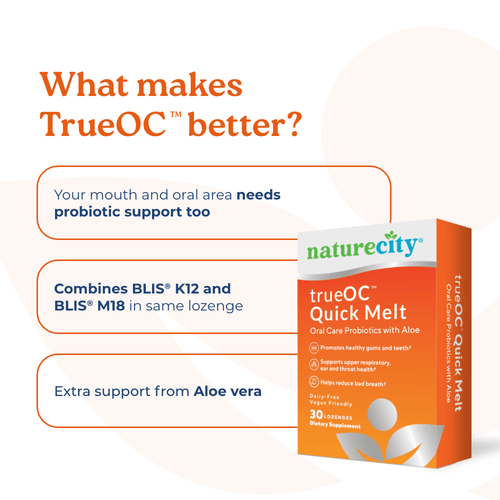 TrueOC Quick Melt - Oral Care Probiotics with Aloe-4