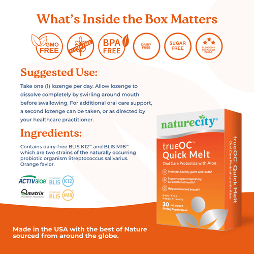 TrueOC Quick Melt - Oral Care Probiotics with Aloe-7