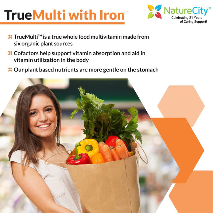 TrueMulti with Iron - Whole Food MultiVitamin