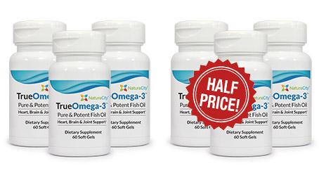 TrueOmega-3 Membership Offer 6 Bottles