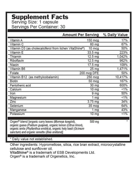 TrueMulti with Iron - Whole Food MultiVitamin